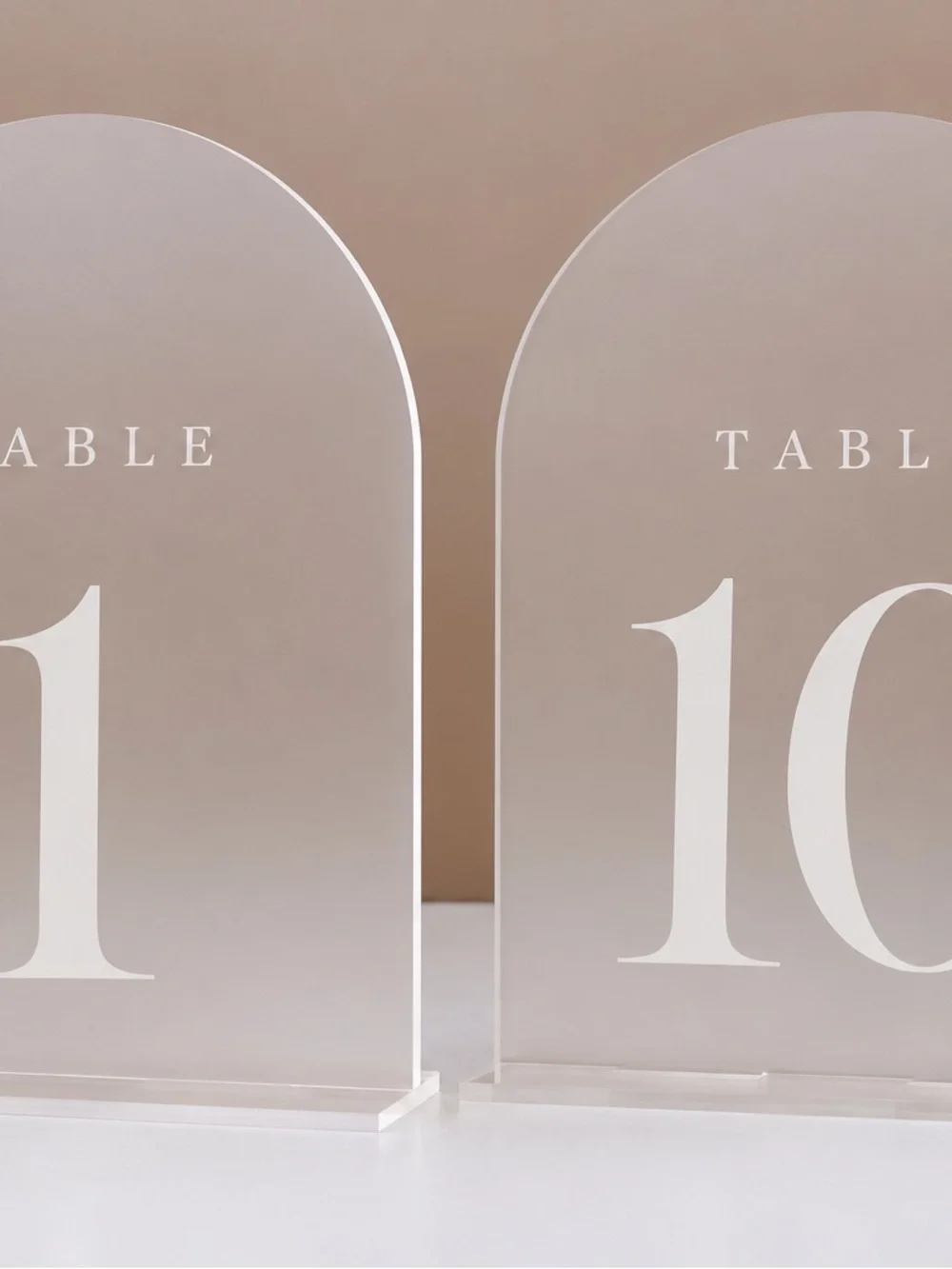 N/A clear acrylic